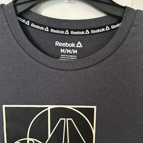 Reebok Men's Charcoal Graphic Tee - Picture 2 of 11